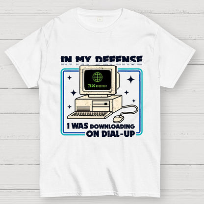 Defense Protocol Dial-Up Geek T-Shirt