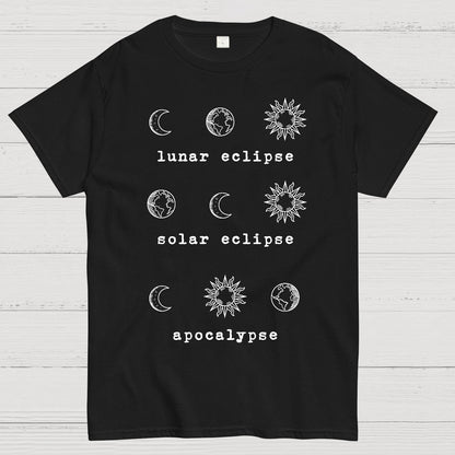 Lunar Eclipse Solar Eclipse Apocalypse Geek T-Shirt