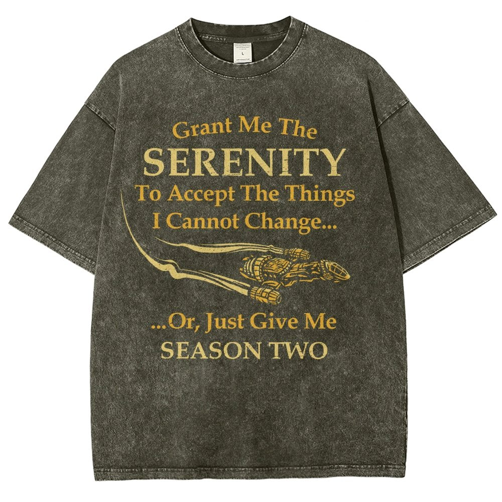 Grant Me Serenity Vintage Distressed T-shirt