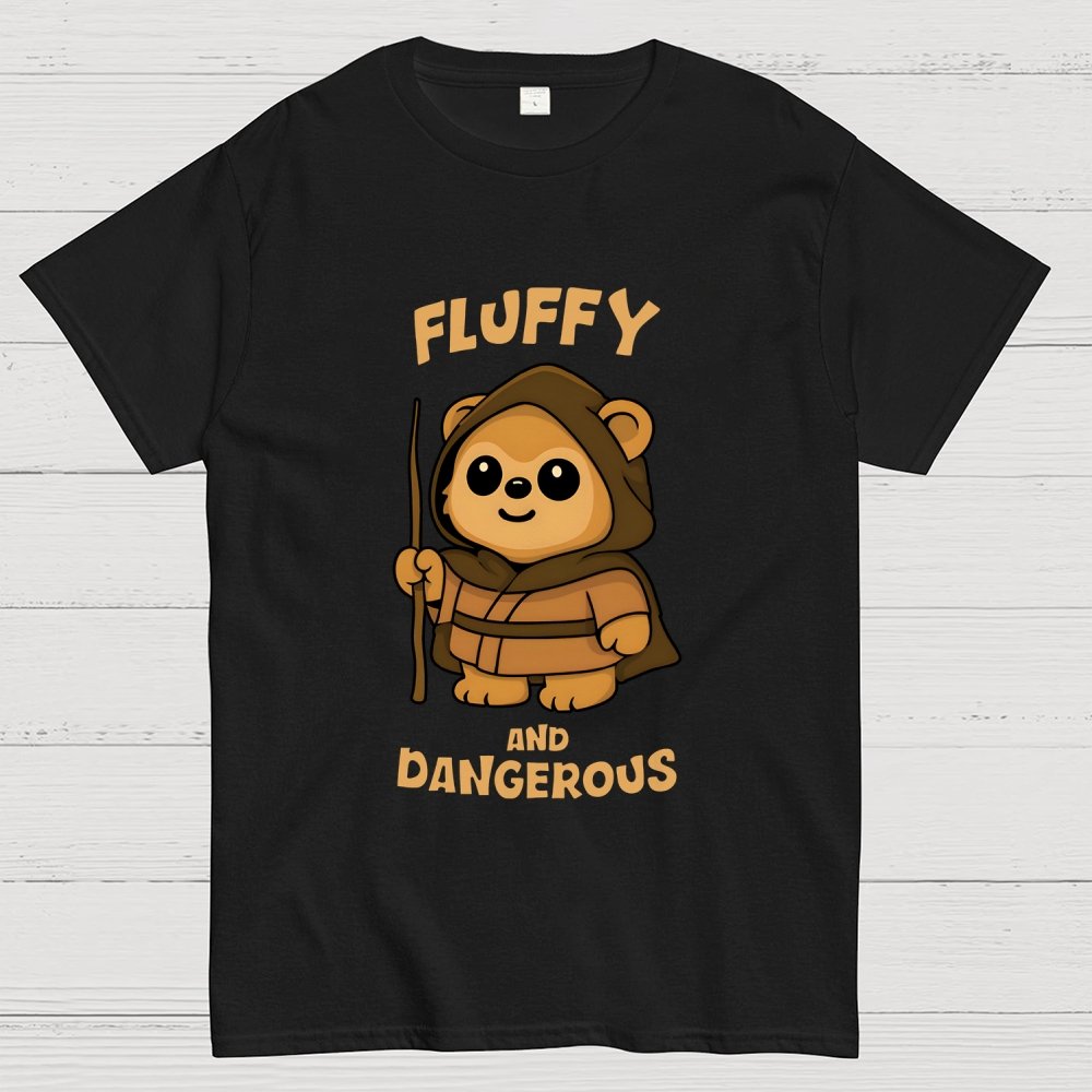 Fluffy and Dangerous Geek T-Shirt