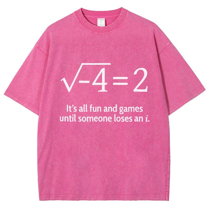 Funny Math Kids Shirt Vintage Distressed T-shirt