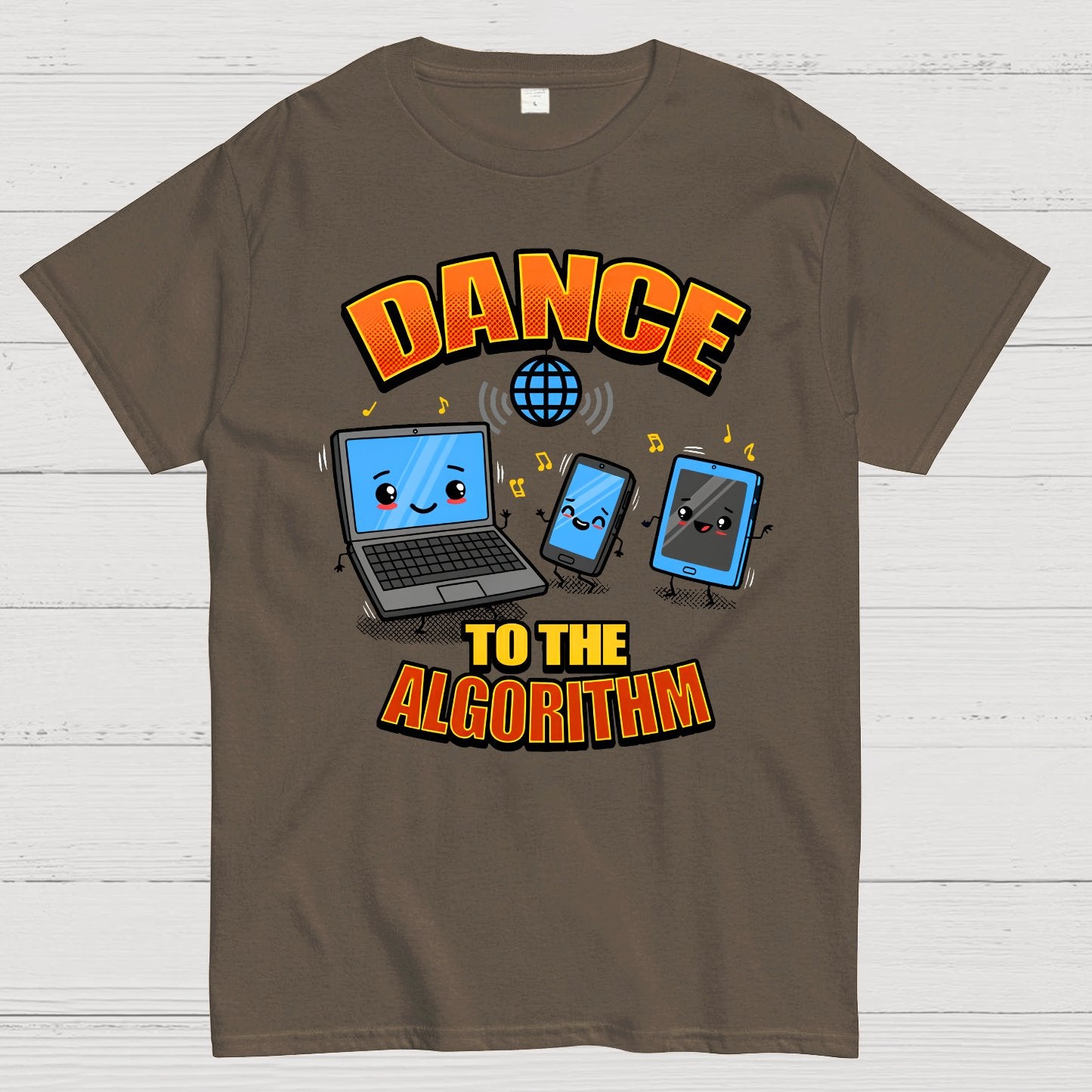 Dance To The Algorithm Funny Techie Meme Geek T-Shirt