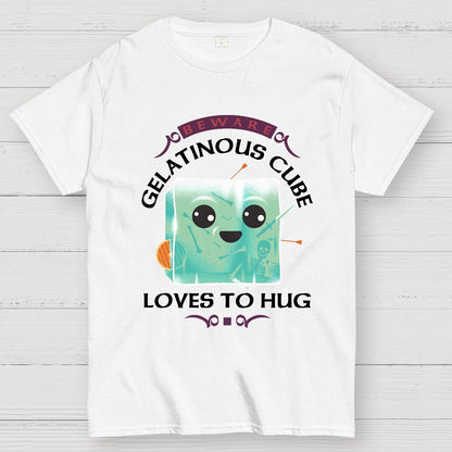 Gelatinous Cube Loves To Hug Geek T-Shirt