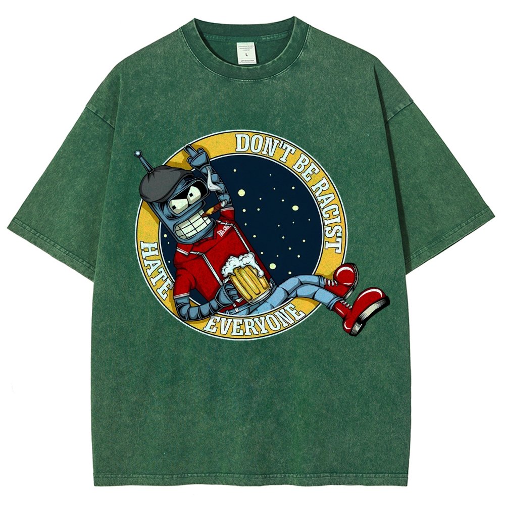 Don't Discriminate Against Race Vintage Distressed T-shirt