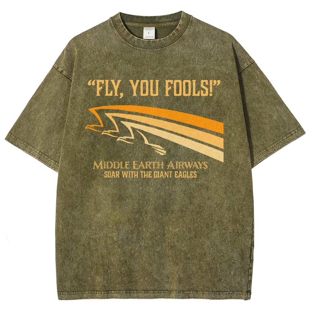 Fly, You Guys! Vintage Distressed T-shirt
