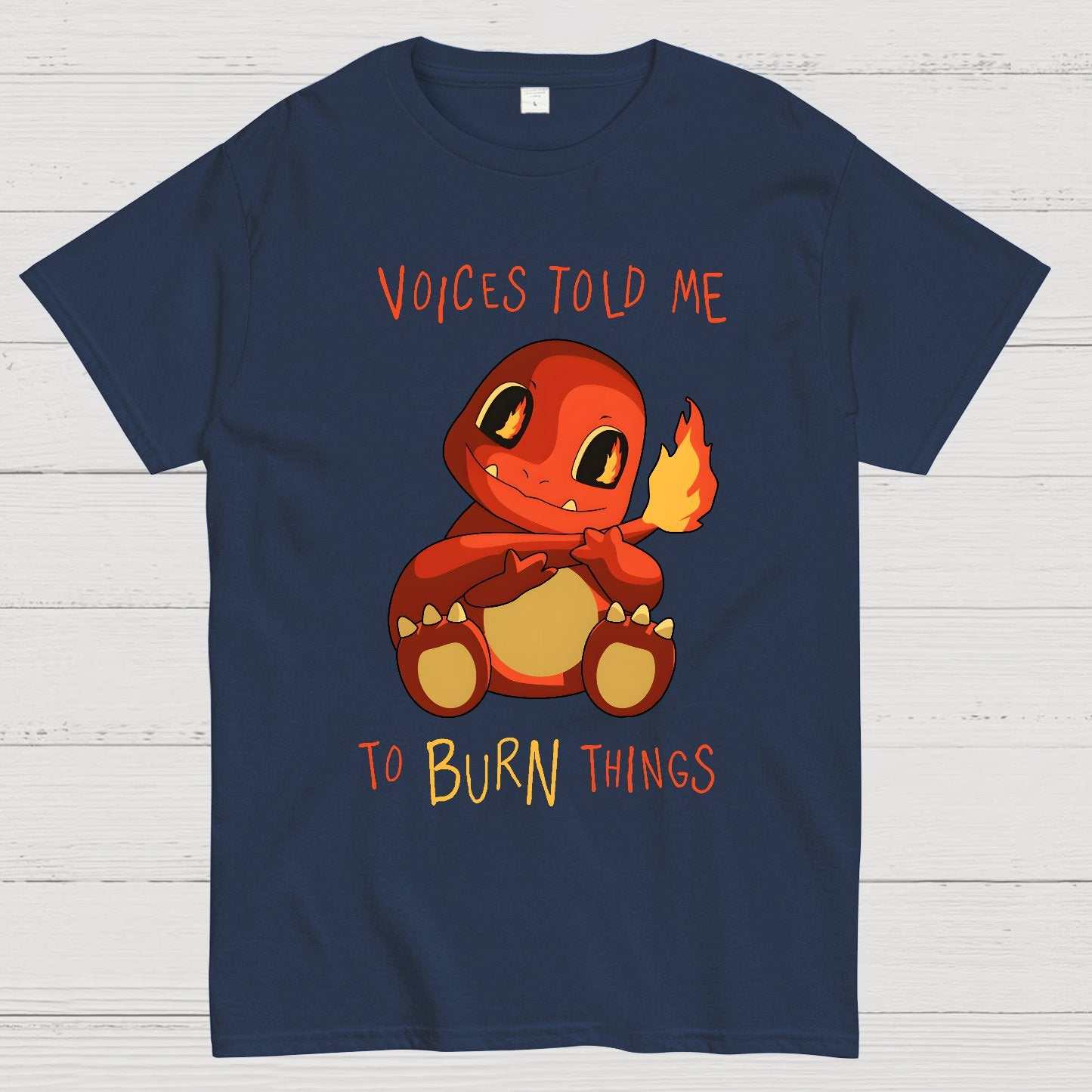 Game Voices Told me to Burn Things Geek T-Shirt