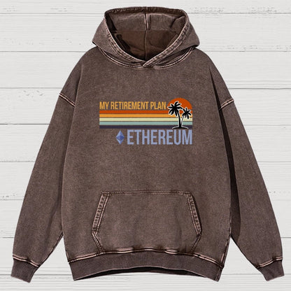 ETH Retirement Plan Vintage Distressed Hoodie