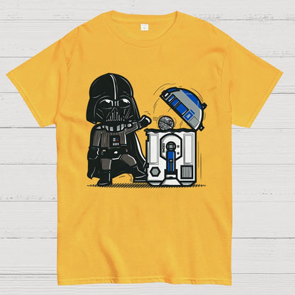 Galaxy Advanced Trash Can Geek T-Shirt