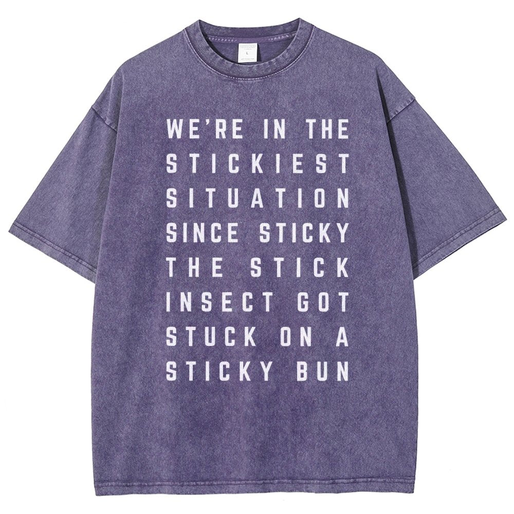 Sticky Situation Vintage Distressed T-shirt