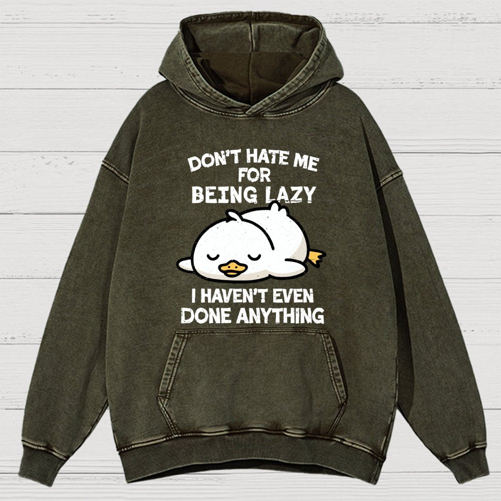 Duck Done Nothing Vintage Distressed Hoodie