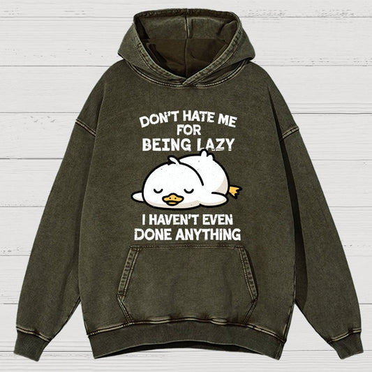 Duck Done Nothing Vintage Distressed Hoodie