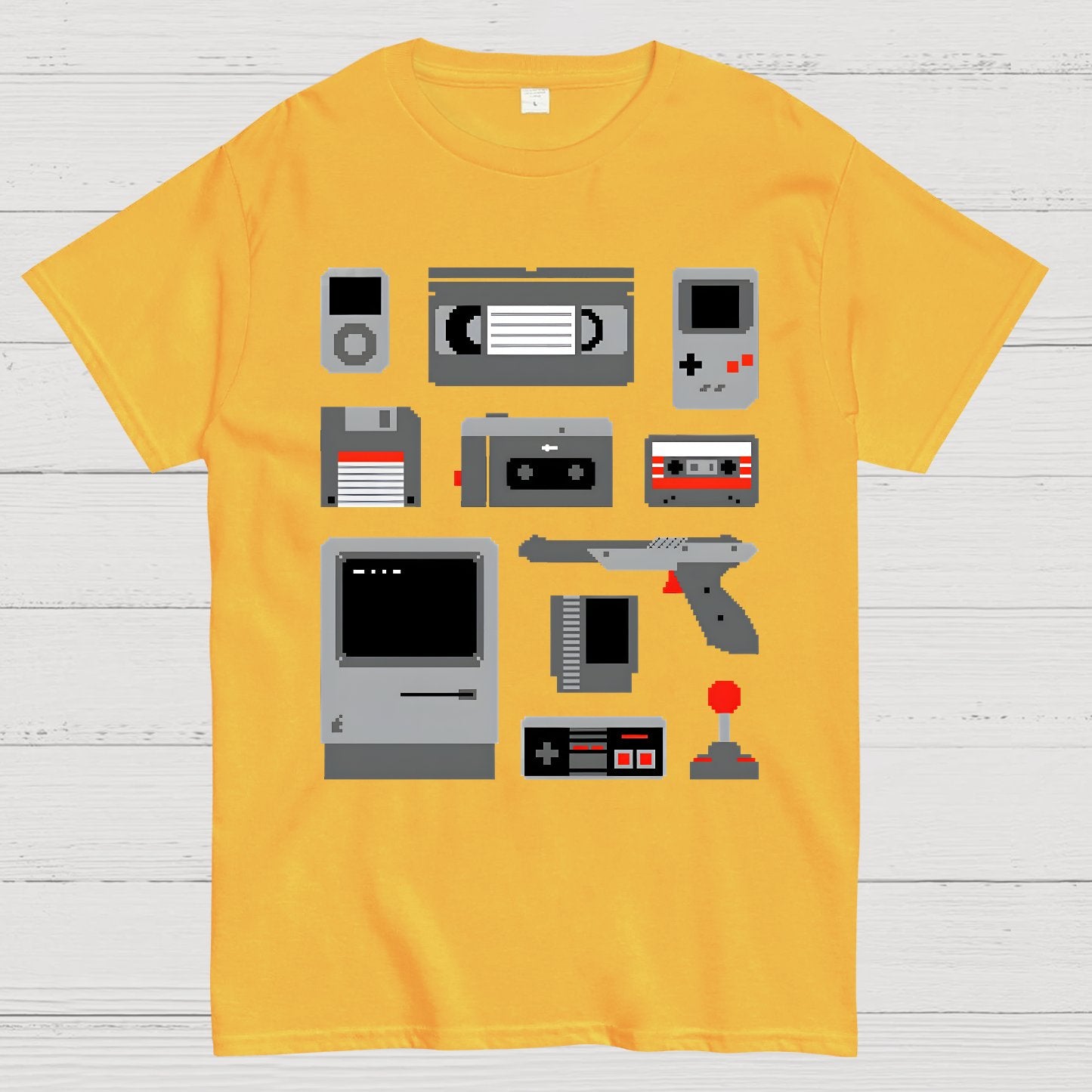 Pixelated Memories Vintage Geek T-Shirt