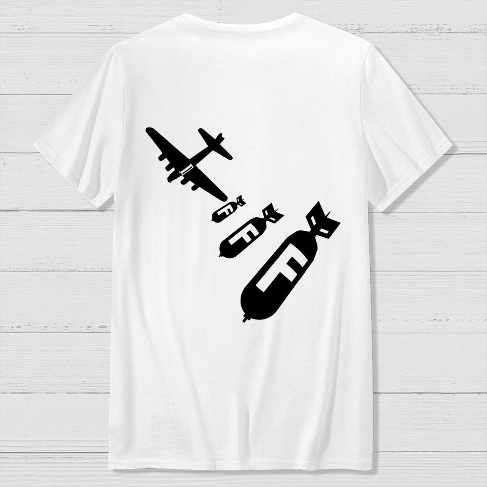 Funny - Dropping F Bombs Front And Back Printing Geek T-Shirt