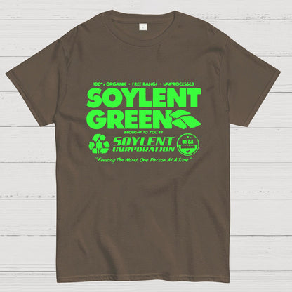 100% Organic Soylent Green Washed Geeky T-Shirt