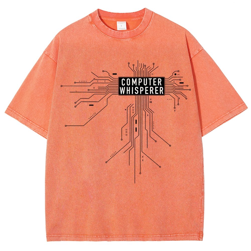 Computer Whisperer Vintage Distressed T-shirt