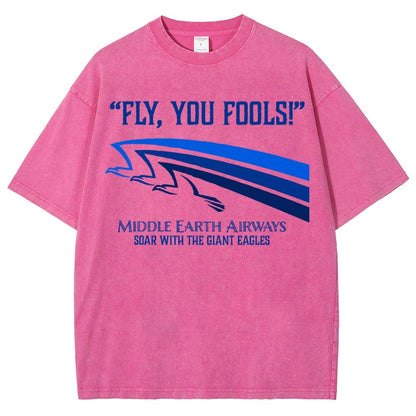Fly, You Guys! Vintage Distressed T-shirt