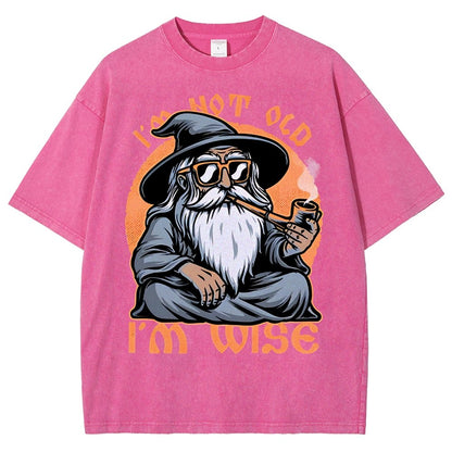 Wise Old Wizard Vintage Distressed T-shirt