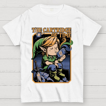 Vintage Game Elf Geek Cotton T-Shirt