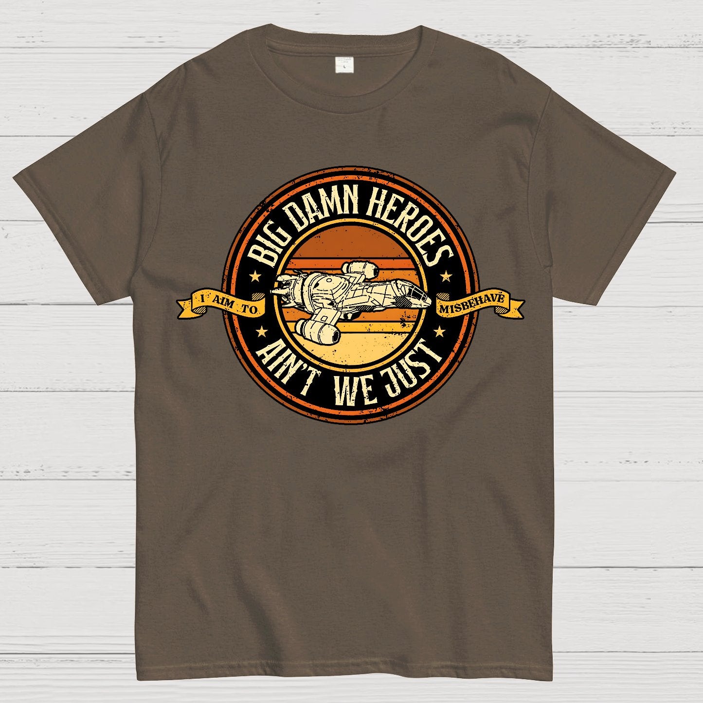 Big Damn Retro Heroes Geek T-Shirt