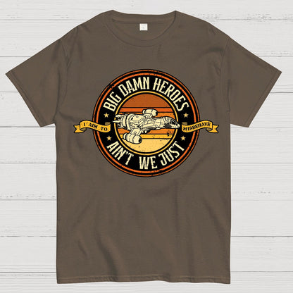 Big Damn Retro Heroes Geek T-Shirt