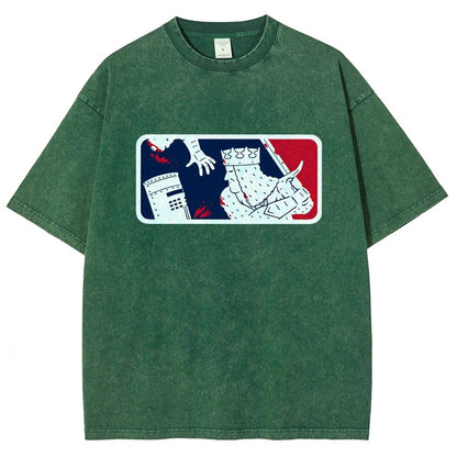 No-Pass League! Vintage Distressed T-shirt