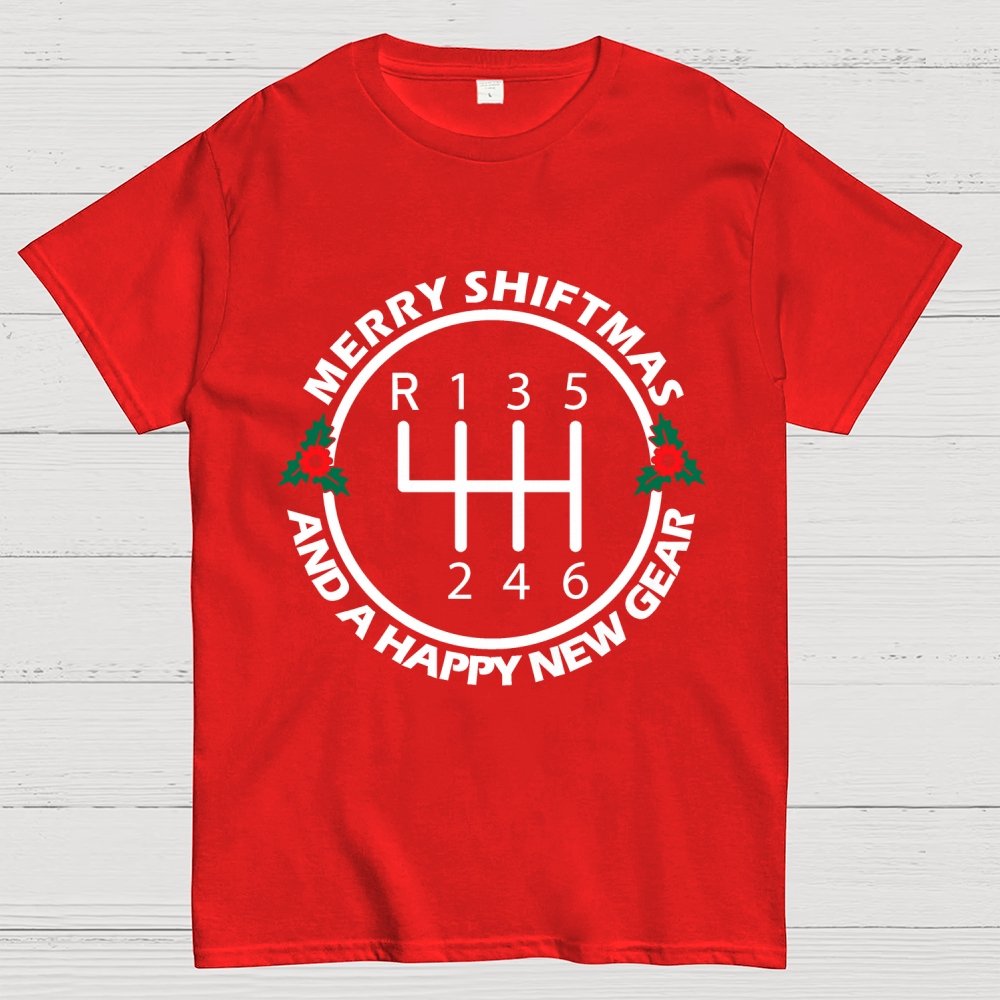 Merry Shiftmas And A Happy New Gear Geek T-Shirt