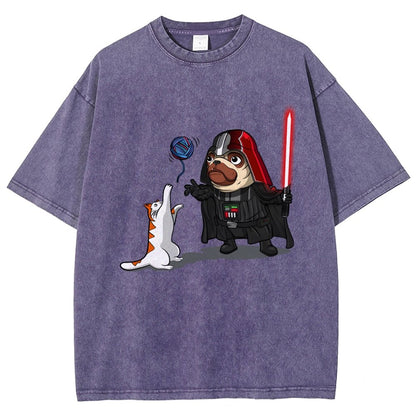 Tales From The Paw Side Vintage Distressed T-shirt