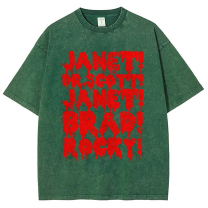 Jana! Dr. Smith! Jana! Ben! Vintage Distressed T-shirt