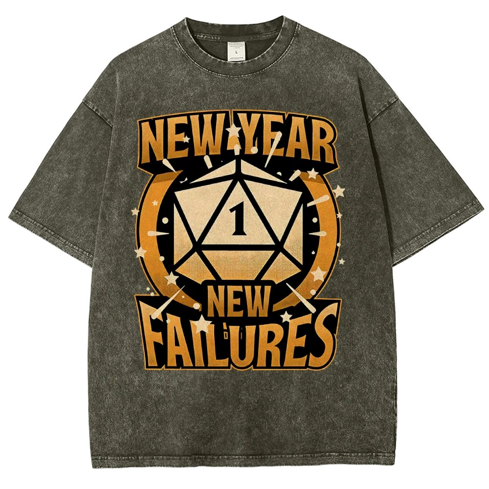 New Year New Failures Vintage Distressed T-shirt
