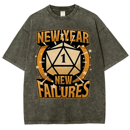 New Year New Failures Vintage Distressed T-shirt