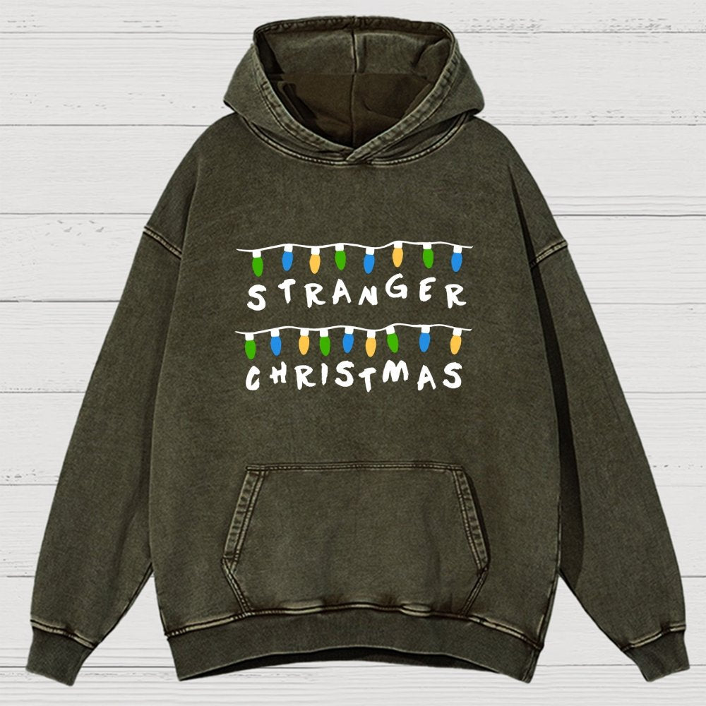 Mystery Christmas Vintage Distressed Hoodie