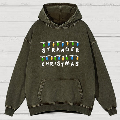Mystery Christmas Vintage Distressed Hoodie