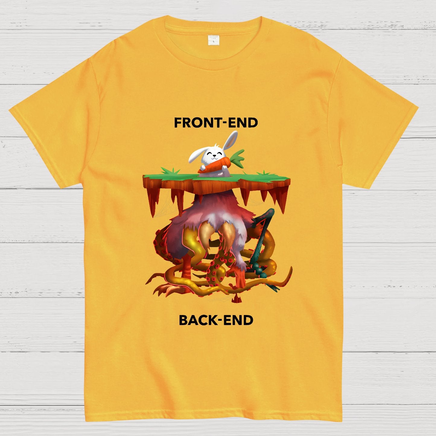 Front-End - Back-End Geek T-Shirt
