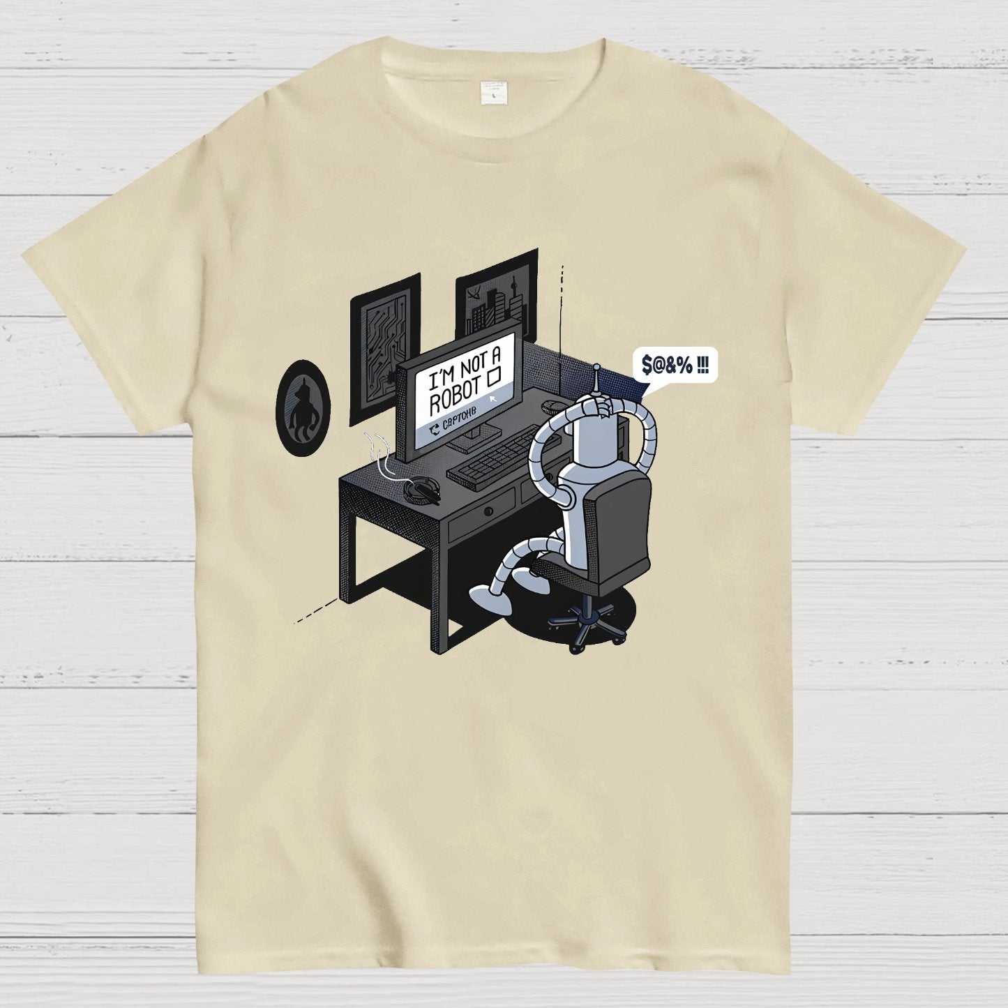 Robot Problems Nerdy T-Shirt