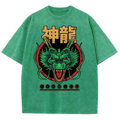 God Dragon Vintage Distressed T-shirt