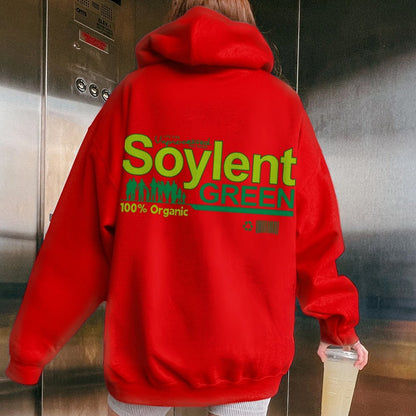 Soylent Green Printed Back Cotton Hoodie