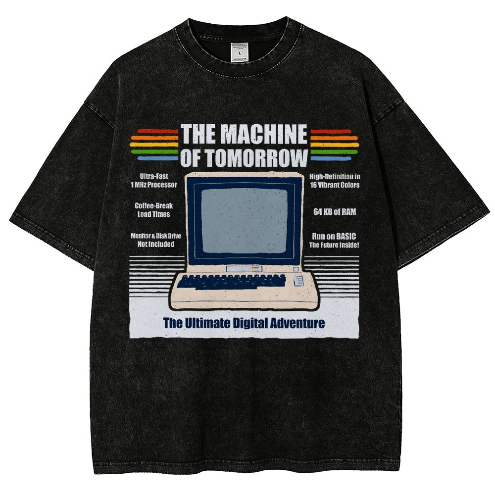 The Machine of Tomorrow Vintage Distressed T-shirt
