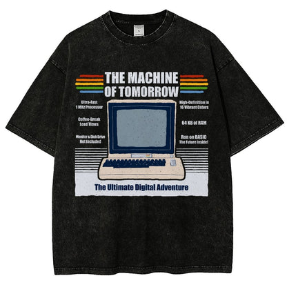 The Machine of Tomorrow Vintage Distressed T-shirt