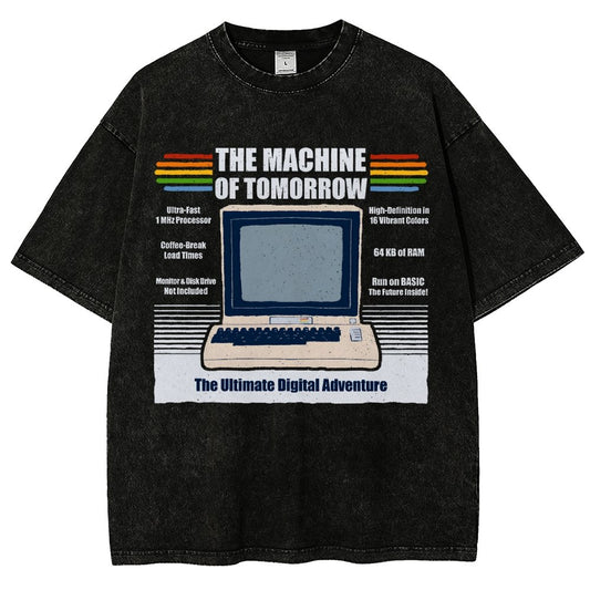 The Machine of Tomorrow Vintage Distressed T-shirt