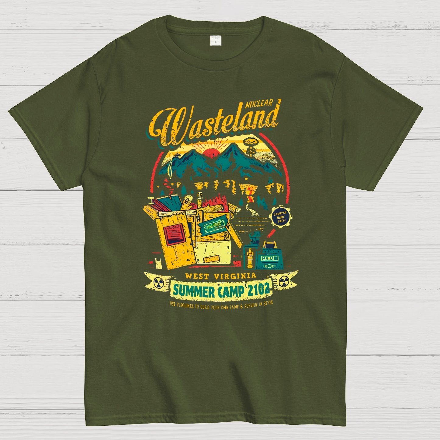 NUCLEAR SUMMER CAMP Nerdy T-Shirt