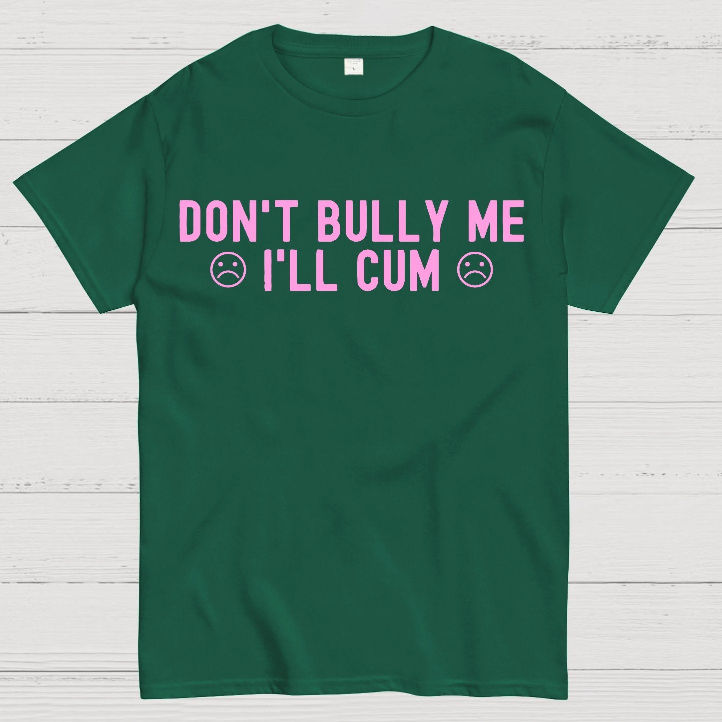 Don't Bully Me I'll Cum Geek T-Shirt
