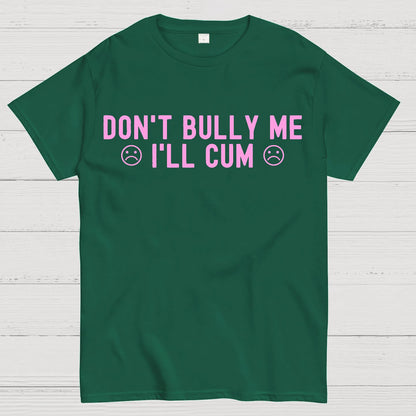 Don't Bully Me I'll Cum Geek T-Shirt