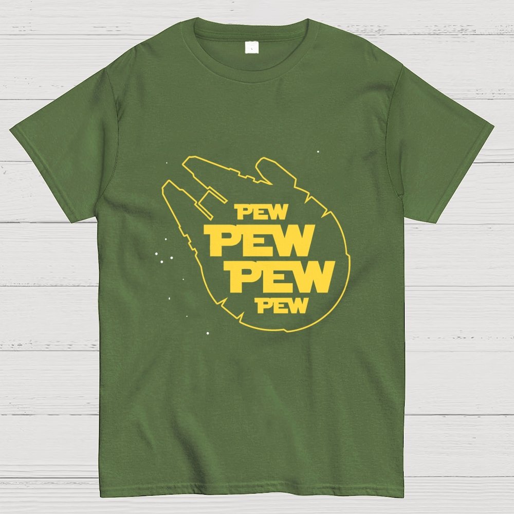 Pew Pew Starship Geek T-Shirt