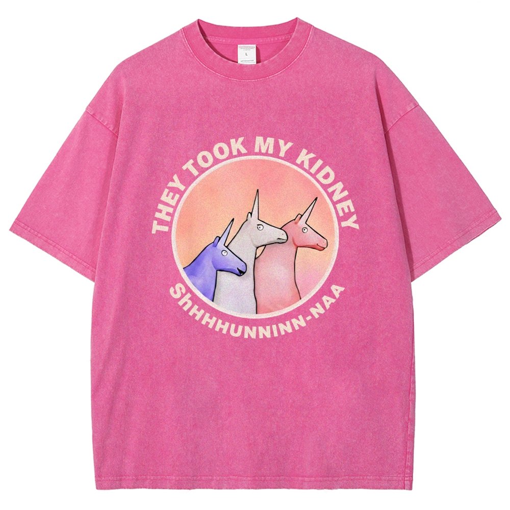 They Took My Kidney Vintage Distressed T-shirt