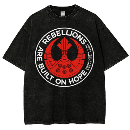 Rebellions Are Built on Dreams Vintage Distressed T-shirt