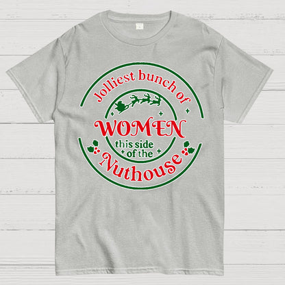Jolliest Bunch of Women Christmas Geek T-Shirt