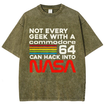 Geek Hack Vintage Distressed T-shirt