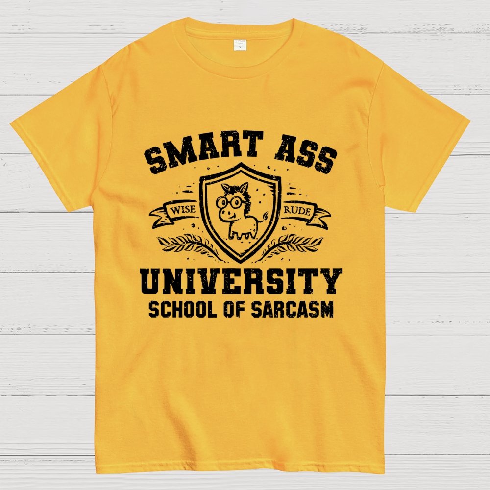 Smart Ass University Geek T-Shirt