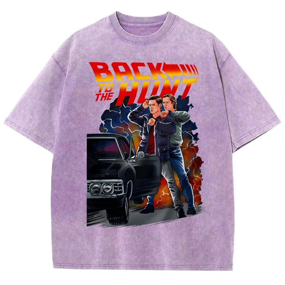Back To The Hunt Vintage Distressed T-shirt
