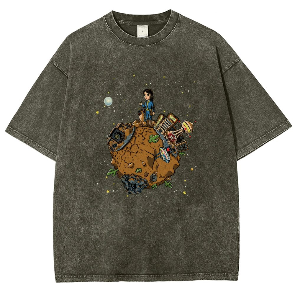 Le Okey Dokey Vintage Distressed T-shirt